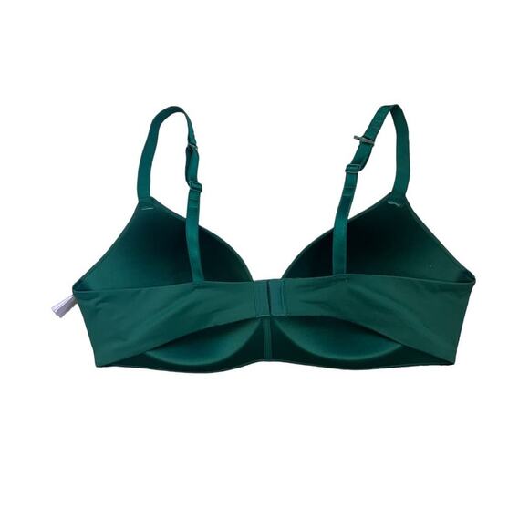 New Auden The Bliss Wireless Deep Green Bra 38C - Picture 2 of 3
